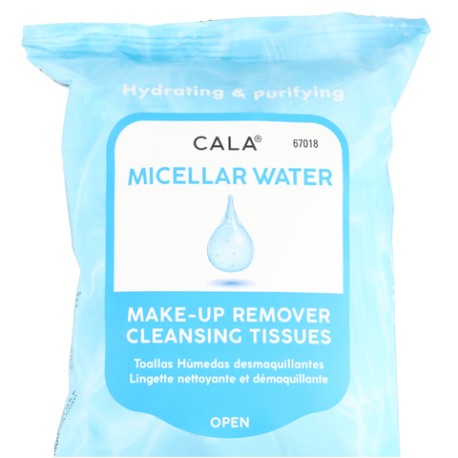 Makeup Remover Cleansing Tissues: Micellar Water (30 sheets)