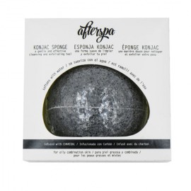 Esponja Konjac infusionada con carbon