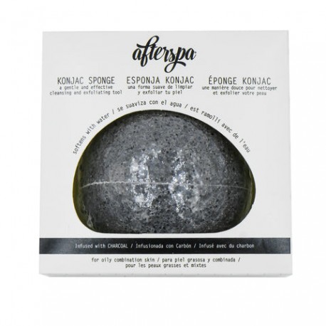 Esponja Konjac infusionada con carbon