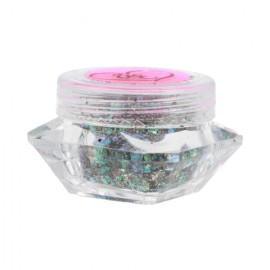 Hojuelas Multicromaticas Camaleonicas Negro  17