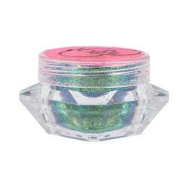Hojuelas Multicromaticas Camaleonicas Verde con Azul  03