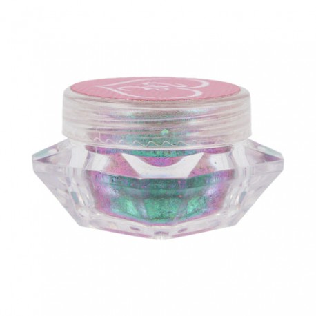 Hojuelas Multicromaticas Camaleonicas Verde Unicornio  003