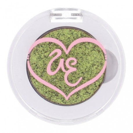 Sombra Holografica en crema Verde Unicornio 015
