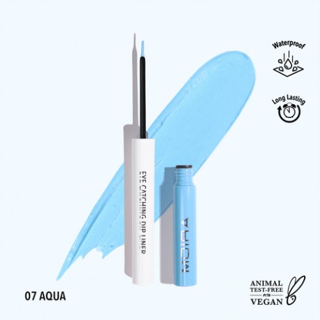 Eye Catching Dip Liner 7, Aqua