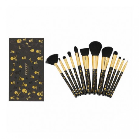 12 Pieces Goth Brush Set Docolor