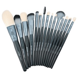 Splendid Series Blue-15 PCS Classic Makeup Brush Set - Flying Apsaras