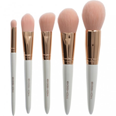 10 pcs Nanofiber Brush Kit Rose Gold