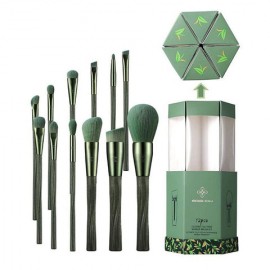 Serie Ecopro - Kit de pinceles de maquillaje de te de 12 piezas