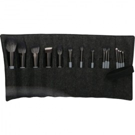 JADE SERIES - 15 PCS MAKEUP BRUSH KIT - AGATE GREY