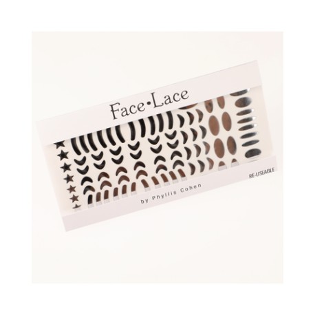 Chrome Dots  / Face Lace by Phyllis Cohen