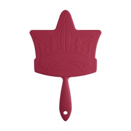 Blood Orange Soft Touch Crown Hand Mirror / Pricked Collection