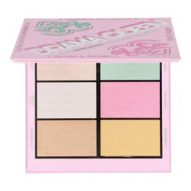 Drama Queen The Unboring Highlight Palette Paleta de 6 rubores