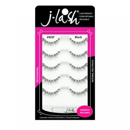 Multipack pestañas J Lash WSP Black con pegamento
