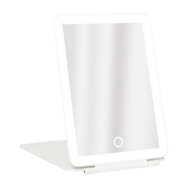 On the go Mini LED Mirror (White) / Espejo blanco con luz LED