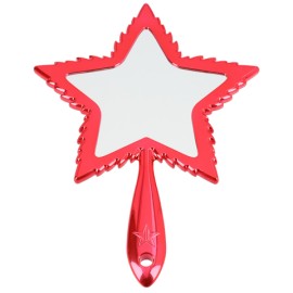 Red Chrome Leaf / Hand Mirror