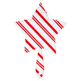 Candy Cane Soft Touch Leaf / Hand Mirror