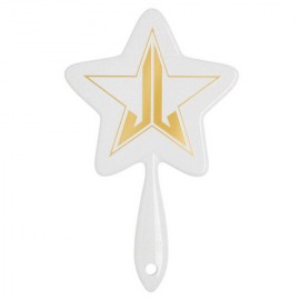 White Glitter / Hand Mirror