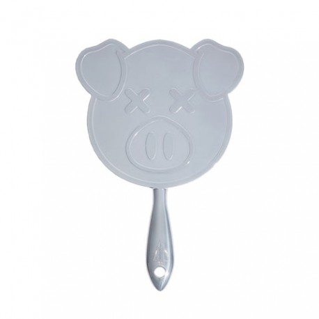 Pearlescent Pig Hand Mirror